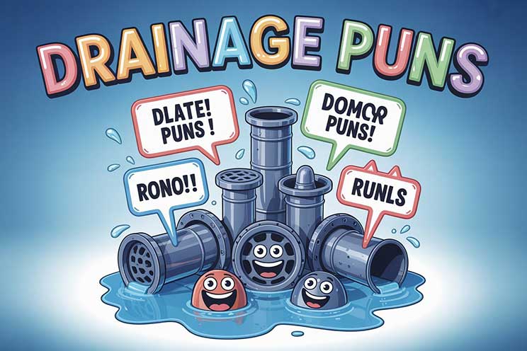 Famous Drainage Puns